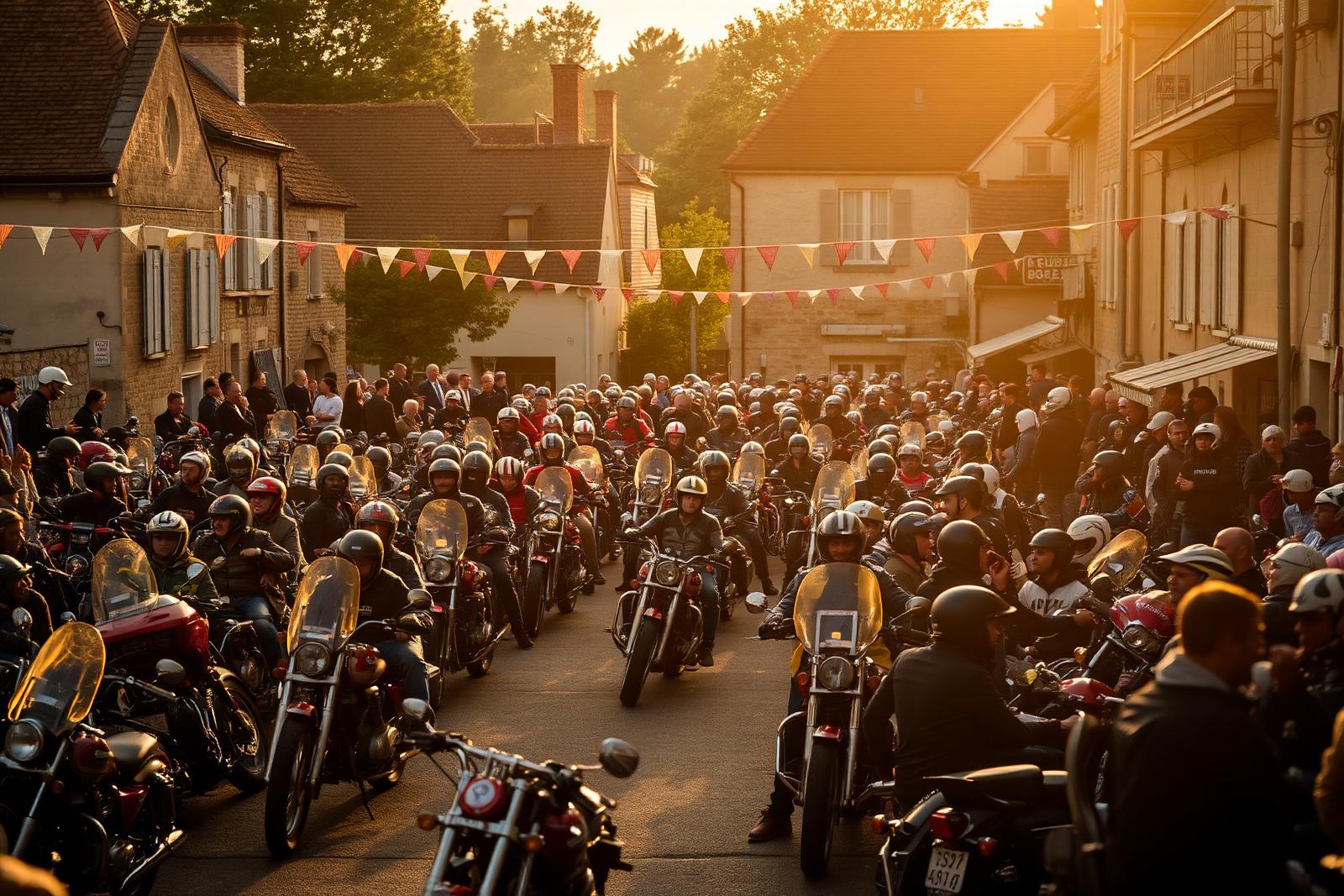 Bourse moto en intérieur